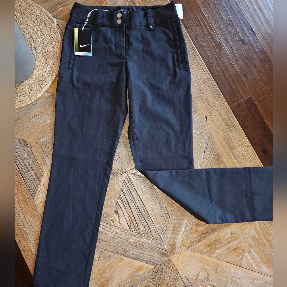 New NIKE GOLF Dri-fit athletic med rise pants, 0
